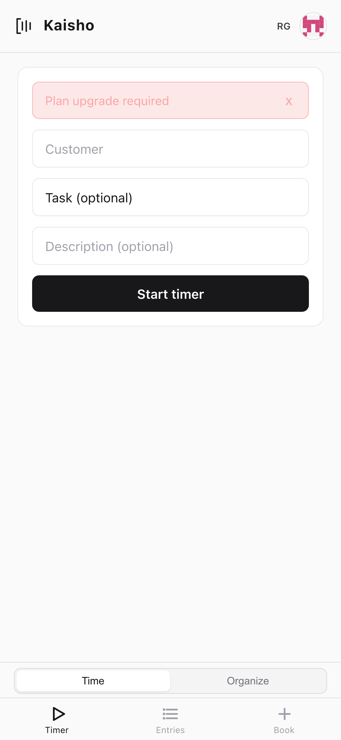 PWA Timer
